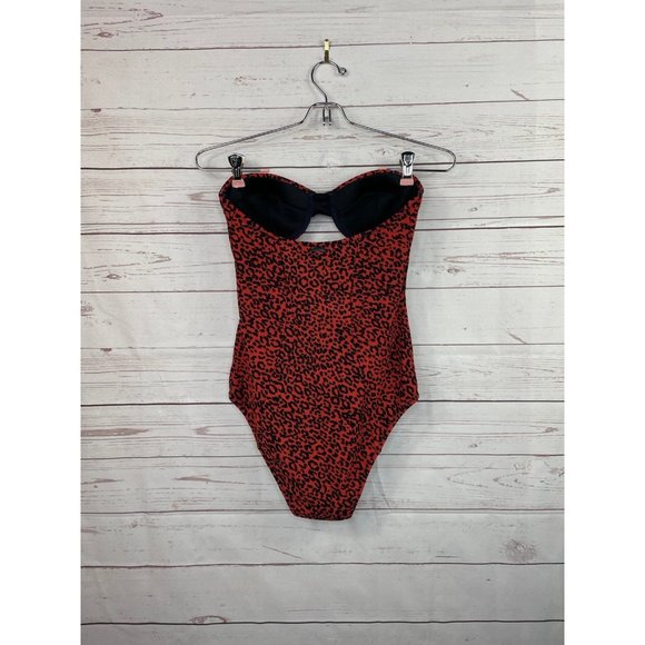 Volcom Leopard One Piece Swimsuit Size Small NWOT - Picture 5 of 7